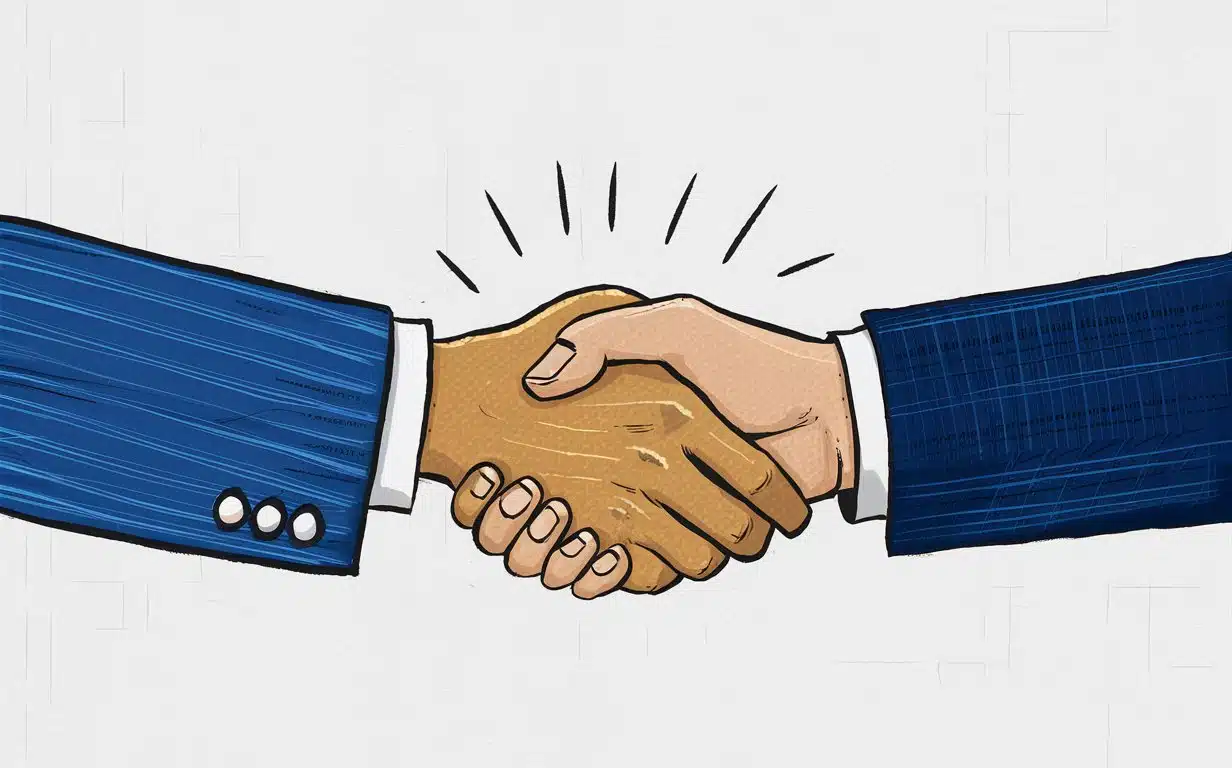shaking hands