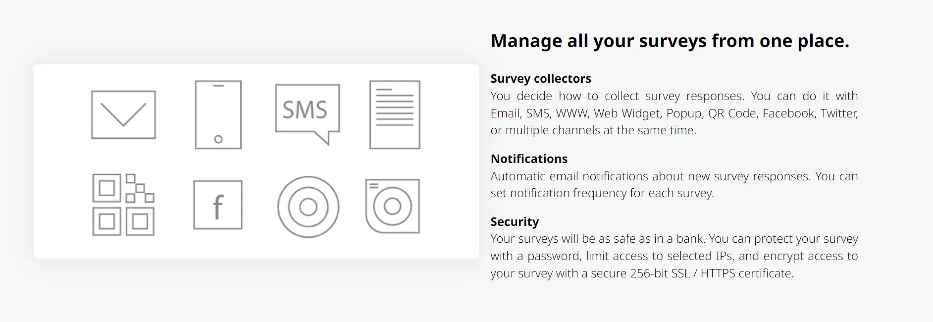 Surveylab for creating a NPS survey and improve customer experience