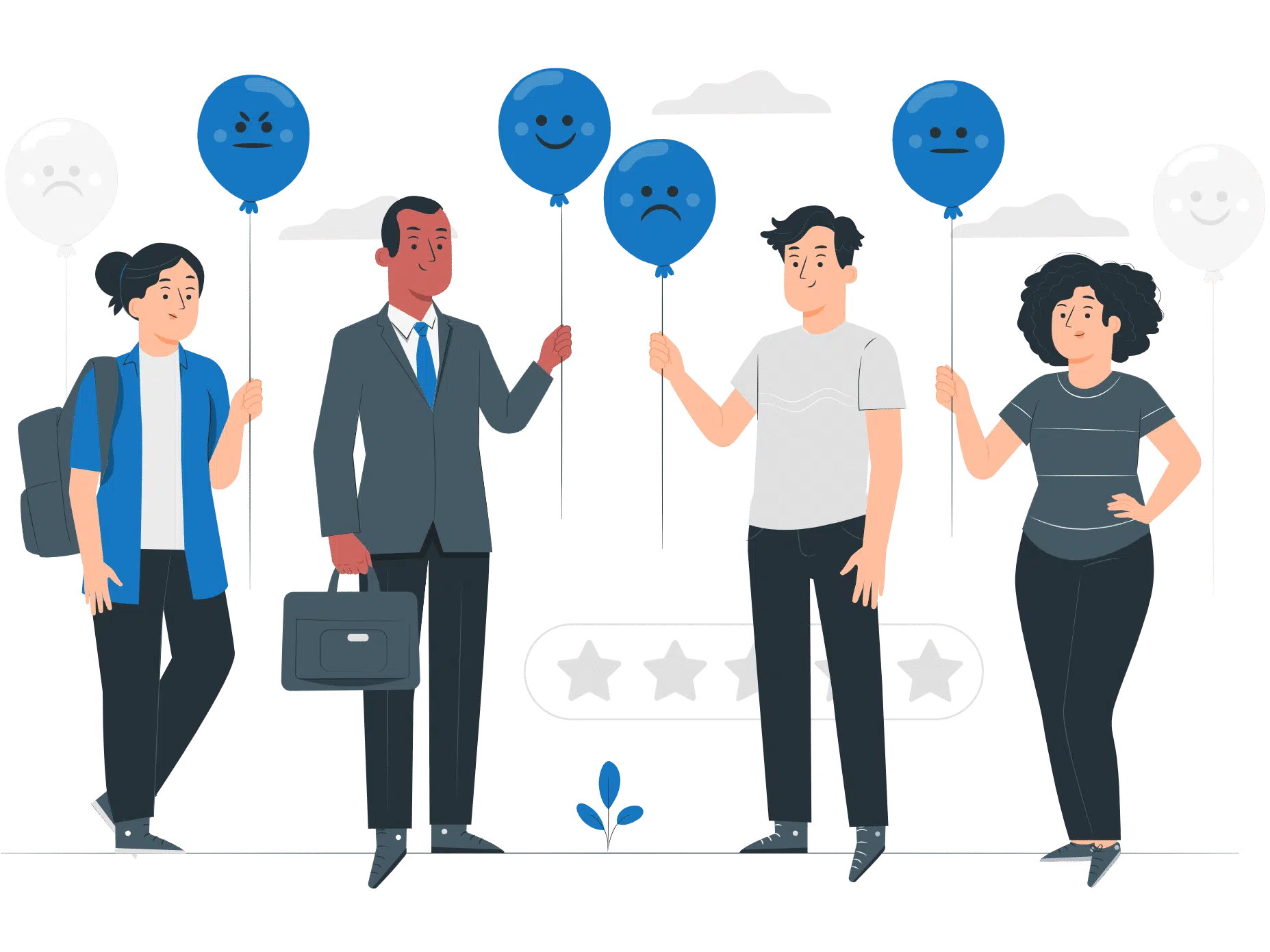 gathering feedback with semantic differential scale