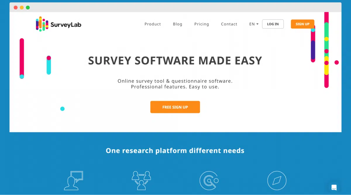 Surveylab, an alternative to Medallia.