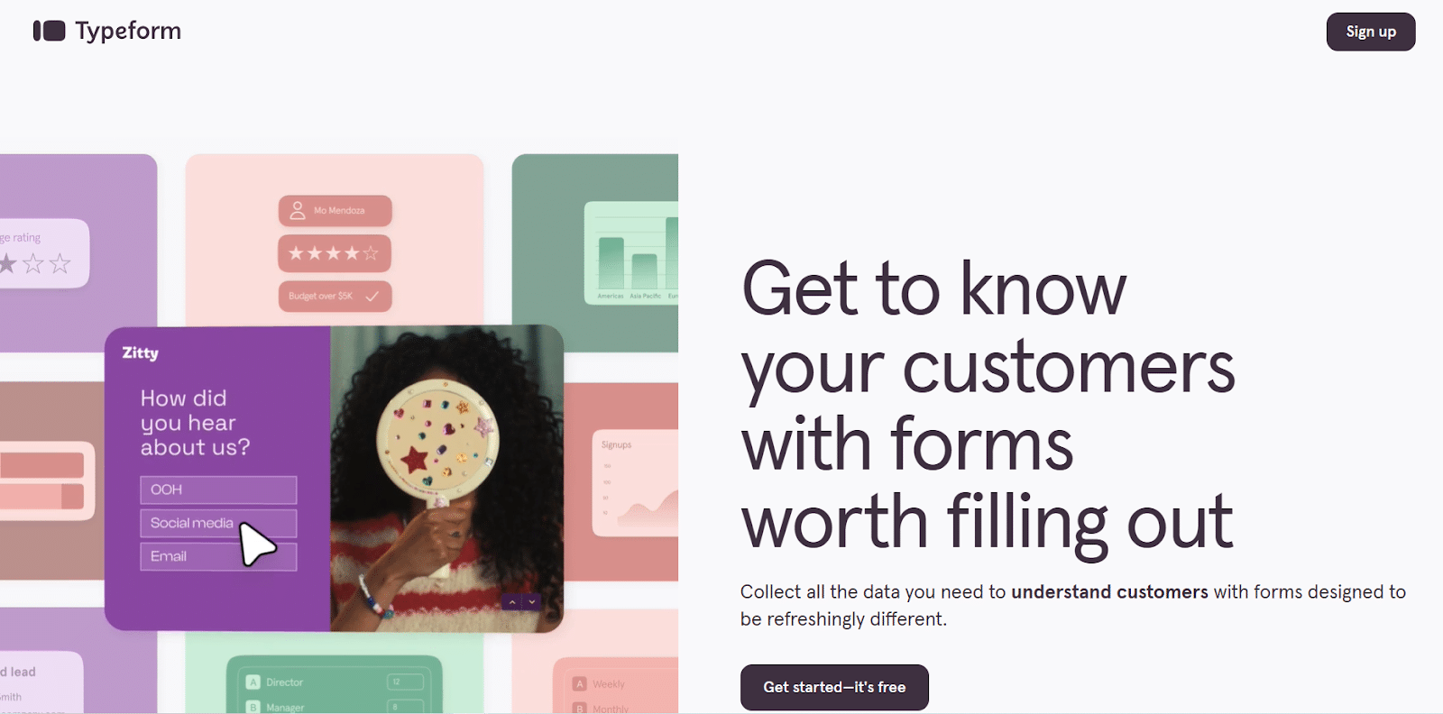 SmartSurvey alternative - Typeform online surveys creator