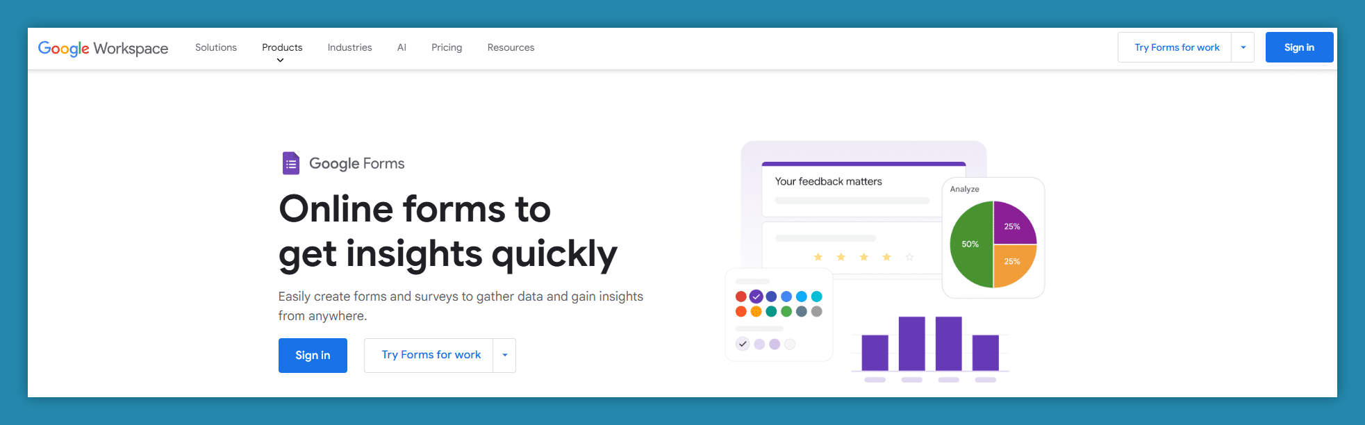 SurveyGizmo alternative: Google Forms