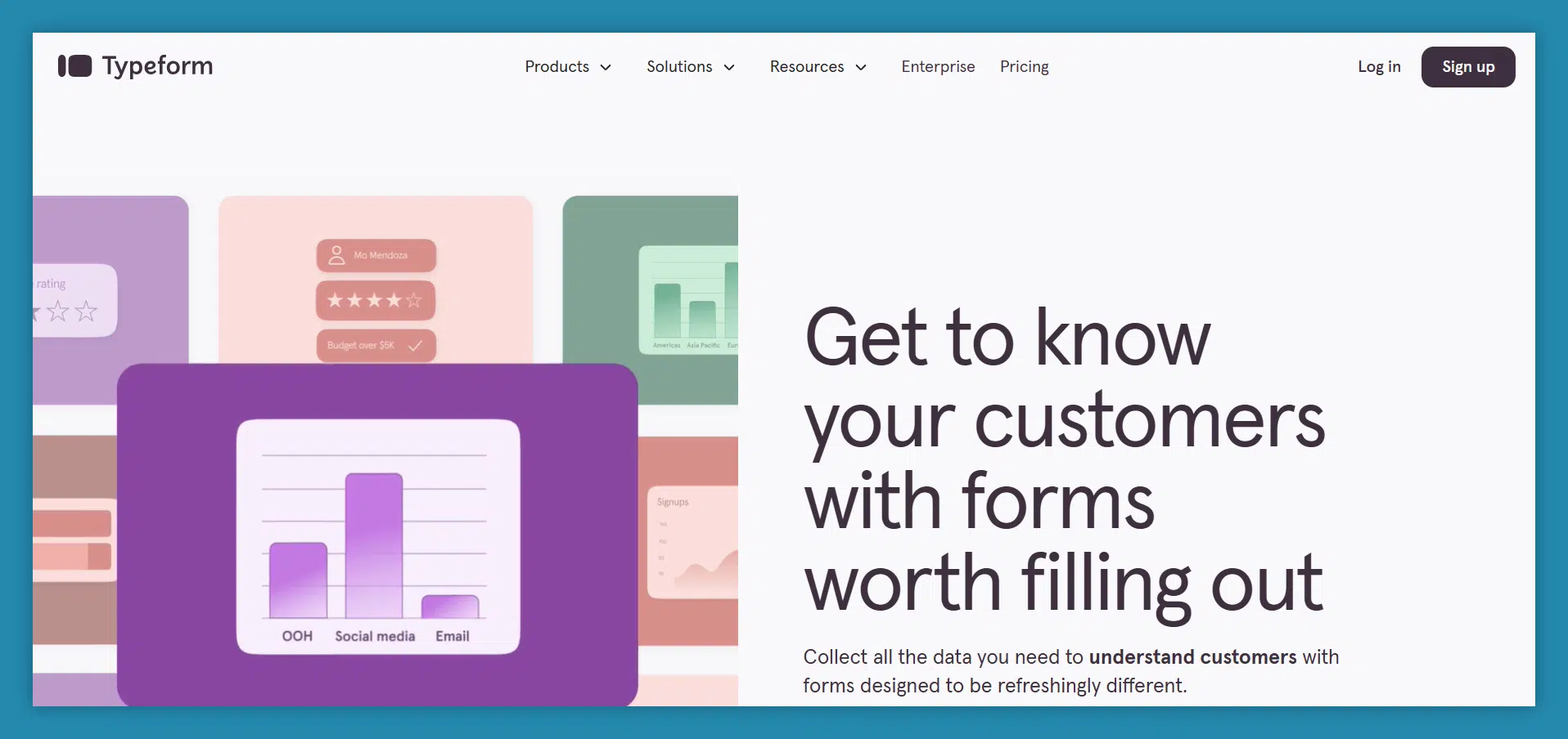 Typeform website