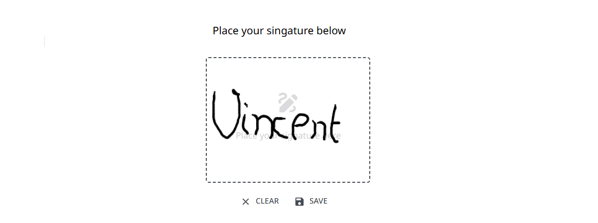 E-signature question