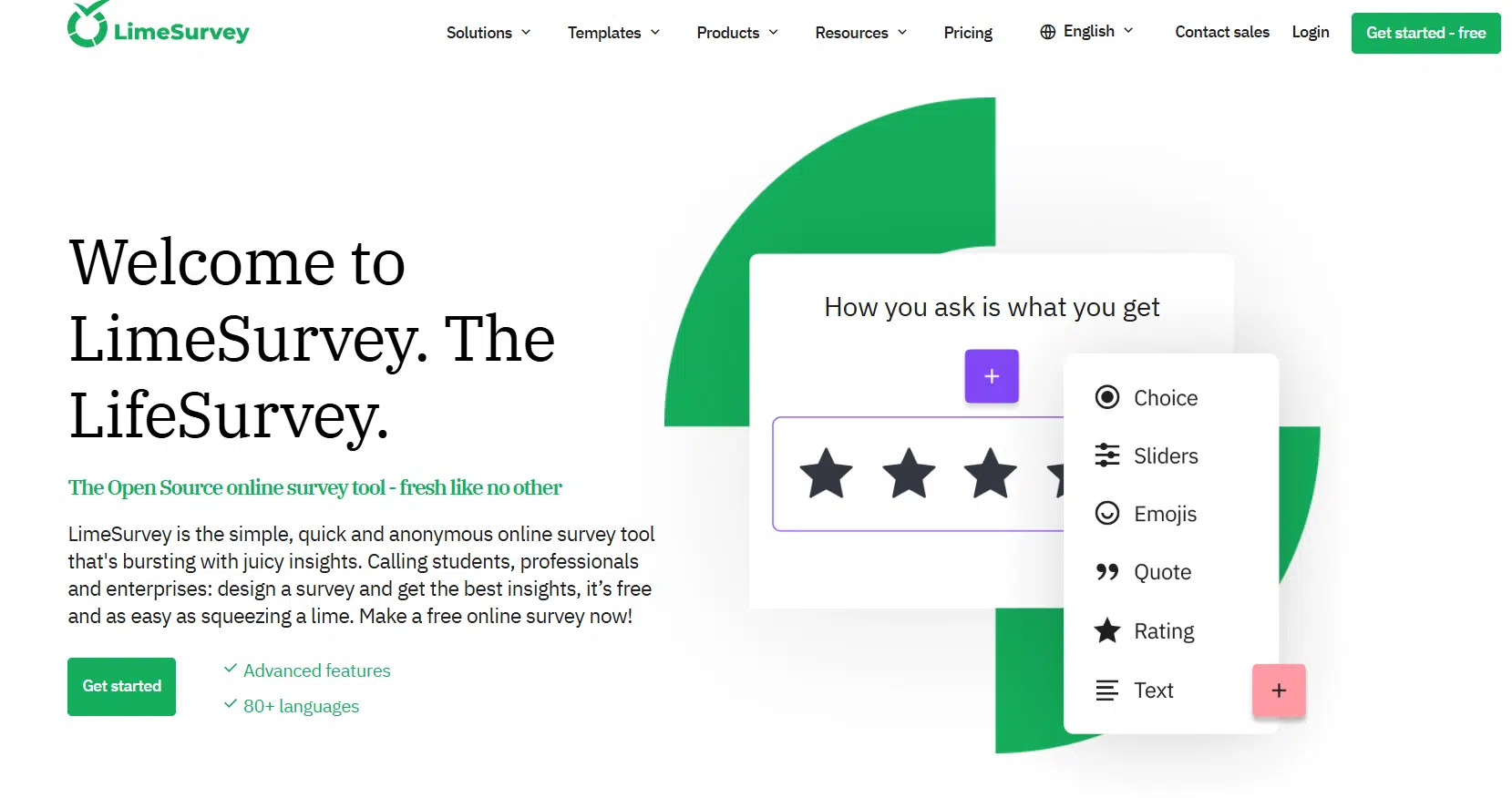 LimeSurvey GMbH main website, formerly once only known as PHPSurveyor, tool that enables users create surveys