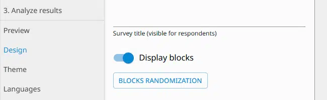 Display blocks