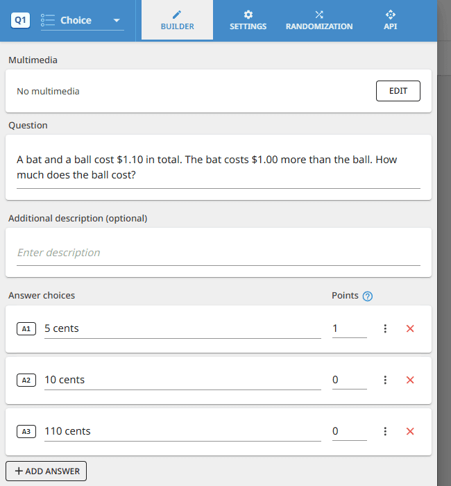 Question points